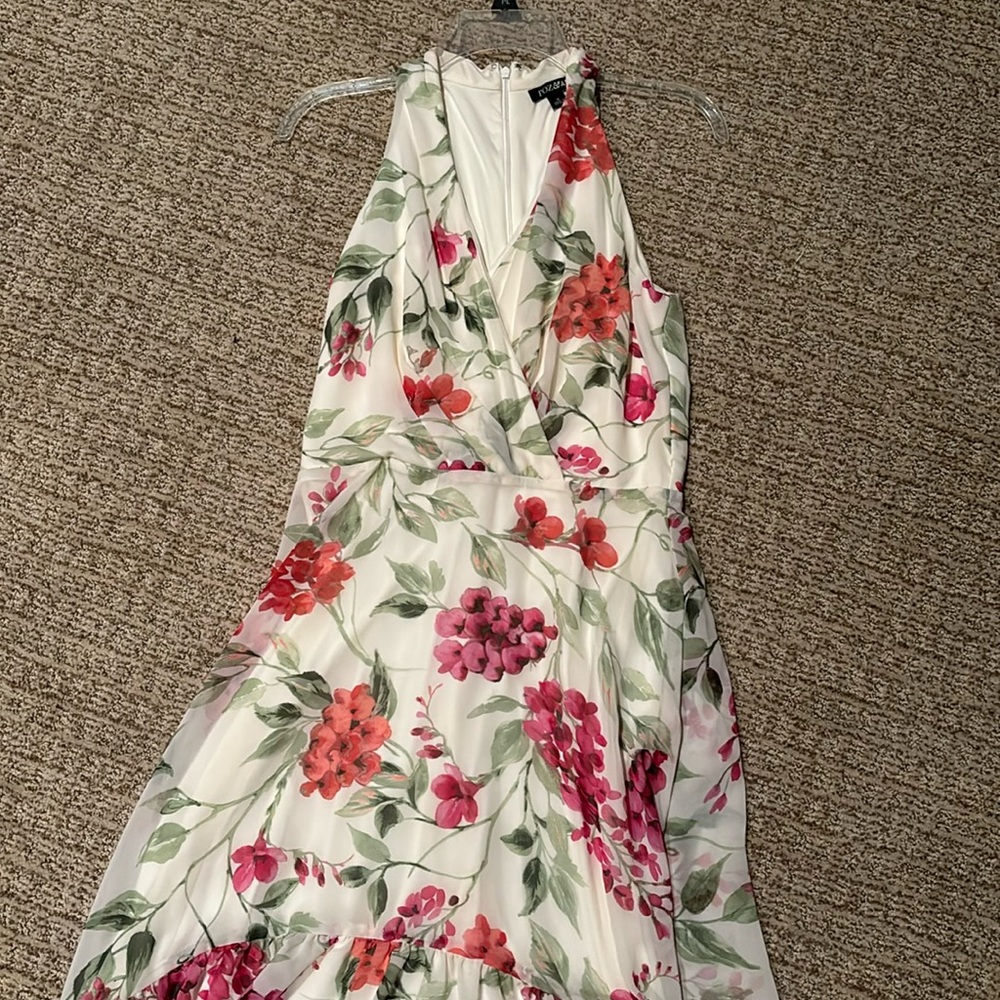 Roz & Ali high low halter dress women’s size 8